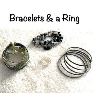Bracelets Ring Jewelry Bundle Lot